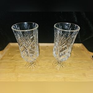 Portico Crystal Ice Tea Glasses  (Set of 2)